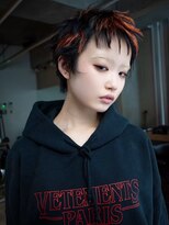 ギークス(GEEKS) 【GEEKS渋谷】バズカット/デザインカラー/ポイントカラー/暖色系