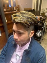 ジェットブラックキューサンロク(JET BLACK 936)&nbsp;【外国人×震災刈りメッシュの洗練カスタム】