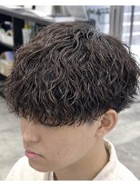 オーバル ジングウマエ(OVARL jingumae) 縦落ちツイストスパイラルパーマラウンドマッシュ