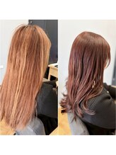 エン(en)&nbsp;美髪カラー×ピンクベージュ