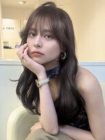 アイトーキョーエス 渋谷(AI TOKYO S)&nbsp;ブリーチなしダブルカラーヘーゼルブラウンレイヤーイルミナ前髪