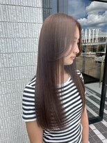 アース 四日市店(HAIR&MAKE EARTH) 透けグレージュストレート