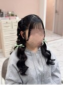 編み上げハーフツイン