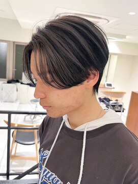 ゴカン バイ ジル ブラン 名古屋(Gokan by JIL BLAN) メンズパーマ曲がる縮毛矯正ハイライトショートカット20代30代40