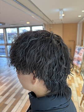 ケンジ 平塚 アネッタ(KENJE annetta) マッシュウルフ　なみまきパーマ