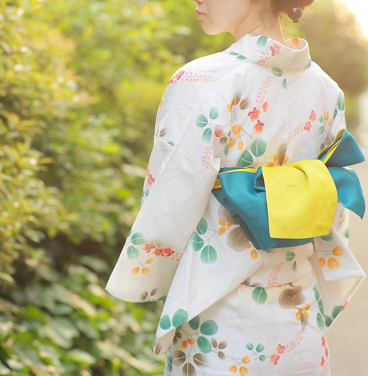 夏美人☆】レンタル浴衣26+ヘアセット+着付け//￥8,800円