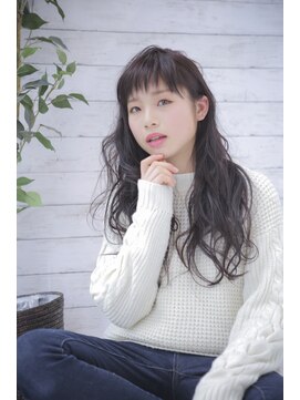 ナナナ パレナ 宝塚店(nanana parena) オン眉透けバング無造作カール【nanana parena】