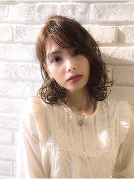 アルケー ヘアアンドヘッドスパ 錦糸町南口店(arche Hair&head spa) 大人可愛いココアベージュグレージュカラーボブウルフ黒髪錦糸町