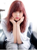 ダスティーピンク_艶感×うる感◎_パーマセミロング_2