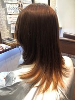 ヘアー サロン アットシュシュ(Hair Salon At'shushu)&nbsp;サイド短めのナチュラルウルフの縮毛矯正♪