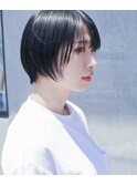 黒髪ショートボブ