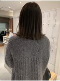 【large】ハイライトカーキグレージュ/くびれヘア