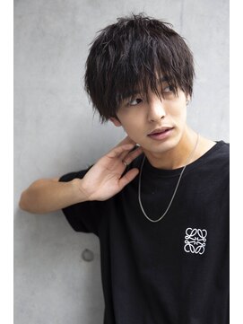 クラン(clan) clan メンズ　センターパート　　サイドグラデーション