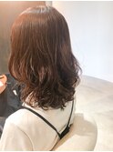 コテ巻き風パーマ
