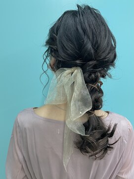 リーホリエ(Lee Horie) 【石森】編みおろし×リボンアレンジ