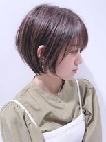 ステア ケース(stair case)&nbsp;大人かわいい丸みショートボブ耳かけショート20代30代40代髪型