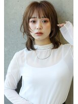 ソロ(soLo)&nbsp;＃３ベージュ×大人ウルフボブ