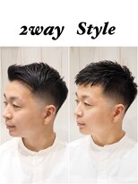 ヨシザワインク プレミアム 横浜 桜木町店(YOSHIZAWA Inc. PREMIUM)&nbsp;2WAYアップバングビジネス&カジュアルクロップフェード