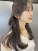 韓国っぽ盛れる顔まわりカット/シースルーバング/レイヤーカット