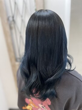 美容室 パルス 静岡鷹匠店(PALS) 透明感カラー ネイビーグレージュ 髪質改善