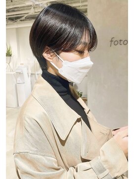 フォト イケブクロ(foto IKEBUKURO) 黒髪/黒染め/ブリーチなし/髪質改善×ショート/ボブ[池袋]