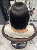 縮毛矯正 × ボブ