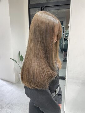 ミリー 梅田店(milly) くすみbeige＊透明感カラー＊ブリーチあり