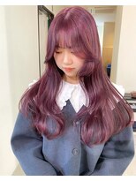 ニコフクオカヘアーメイク(NIKO Fukuoka Hair Make)&nbsp;【NIKO】黒髪卒業式でピンクラベンダー♪ブリーチ1回