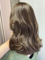 ラボヌールヘアーリアン 川越店(La Bonheur hair Lien)&nbsp;ブリーチなし◎ オリーブカラー♪