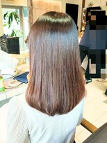 ヘアリゾート粋 ティガ 池袋店(tiga)&nbsp;艶髪カラー/ナチュラルブラウン/髪質改善/ストレート