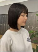 前下がりボブ/大人ボブ/切りっぱなしボブ