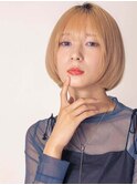 黒髪/ボブルフ/ネビージュ/小顔/ワンレン/高円寺/髪質改善/前髪