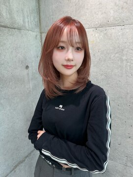 ロンド レア 天神大名店(Lond Le’a) 小顔に見せるヘア/ワンレン/ボブウルフ/ネビージュ/黒髪カタログ