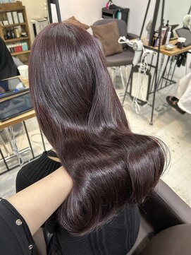 アイズ 横浜(IS) ピンクブラウン/ブリーチなし/髪質改善/暖色