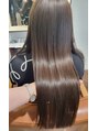 バディ ヘア フレス(BUDDY HAIR FRAIS) 酸性ストレートパーマと髪質改善メテオカラーのダブル施術です!