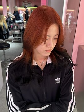 ダズリングディア(Dazzling Deer) ブリーチなしダブルカラー/オレンジ/ルーツカラー