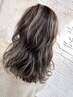 【透明感】ハイライト(ホイル１５枚)+オーガニックフルカラー+カット 12000円
