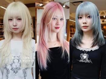 コティ 原宿店(koti BY brooch)の写真/今しかできないヘアを!kotiで学生の"なりたい"を叶える*[エクステ/ダブルカラー/ケアブリーチ/原宿]
