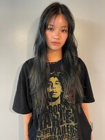 コードプラスリム(CODE+LIM)&nbsp;オリーブカラー/トーンダウン/ロングレイヤー