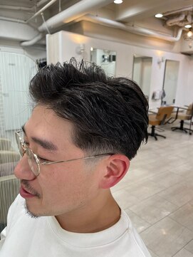 ヘアーメイク ニューヨーク 千駄木店(Hair Make NEWYORK) メンズショート×ショートテーパーフェード