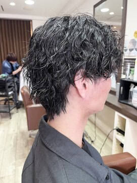 レガ(le ga) ウルフに合わせるパーマスタイル