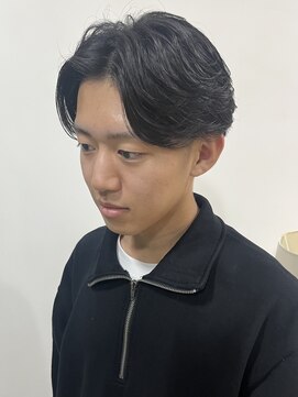 サラ 新宮店(SARA) 【セット簡単！】センターパート×毛流れニュアンスパーマ