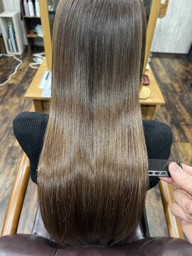 明るめベージュ×Rich髪質改善メテオカラー