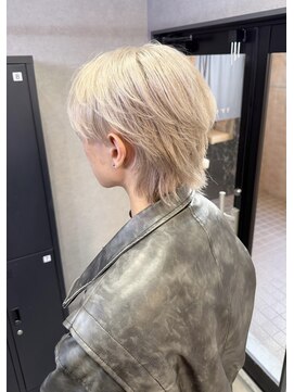 シエンゴールド(CIEN gold) メンズブリーチ/ホワイトベージュ/ハイトーン#浜松駅#カラー