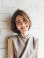 ハピネスフィール 宇治店(Happiness FEEL)&nbsp;30代40代50代大人耳掛けボブ顔周りカットボブ