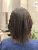アシャ ヘアー ソリューション 神戸店(asha hair solution) ミルクティーブロンド/ダークブルー/デジタルパーマ/摂津本山