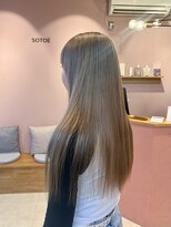 ソトエアンドマーブ 久喜店(SOTOE&marbb)&nbsp;ブリーチ2回/ハニーベージュ