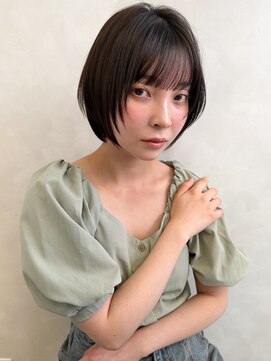 トゥルーズ 梅田茶屋町店(TLUUS) 【TLUUSダークパープルミルクブラウンナチュラルショート】