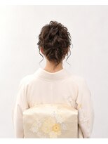 バポス ヘアサロン (BAPOS Hair Salon) フワフワ系の和風アップスタイル