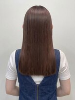 ライナス(Linus)&nbsp;透明感髪質改善カラー艶髪モカブラウンストレート秋カラー